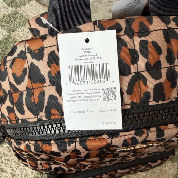 Kate Spade Leopard Backpack - Picture 3 of 7